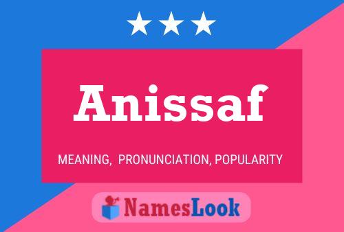 Póster del nombre Anissaf