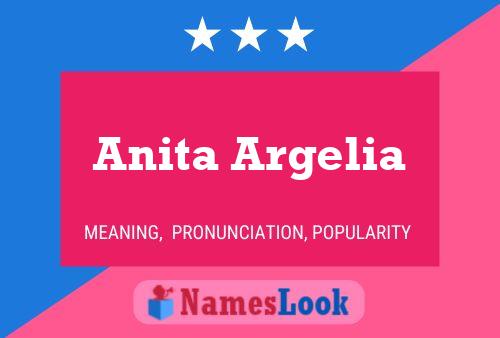 Póster del nombre Anita Argelia