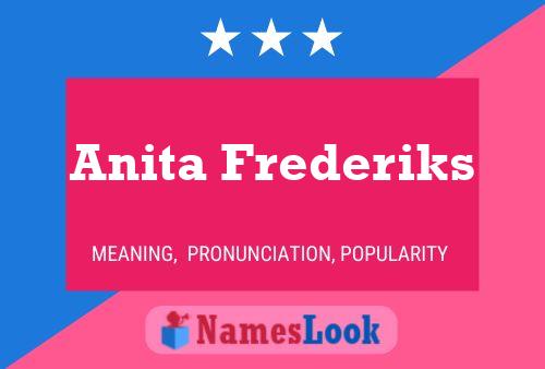 Póster del nombre Anita Frederiks