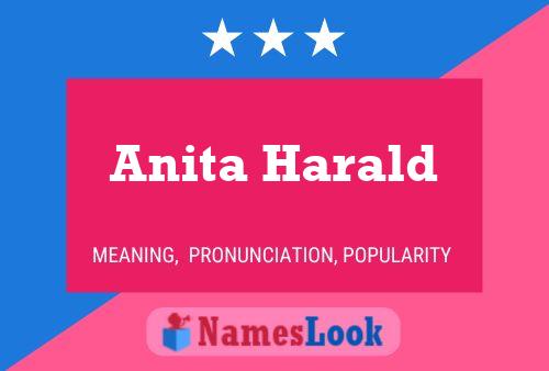 Póster del nombre Anita Harald