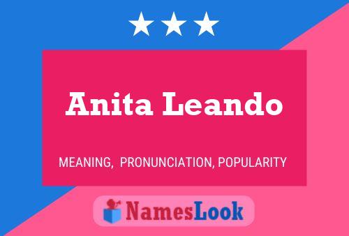 Póster del nombre Anita Leando