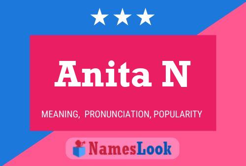 Póster del nombre Anita N