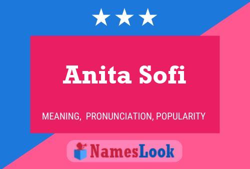 Póster del nombre Anita Sofi