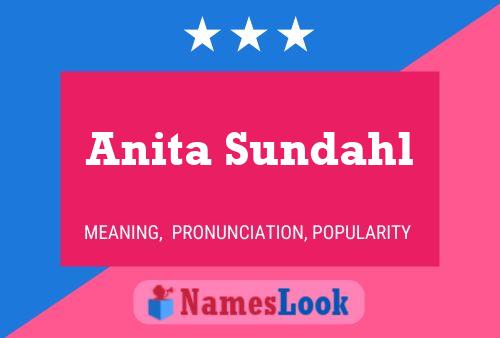 Póster del nombre Anita Sundahl