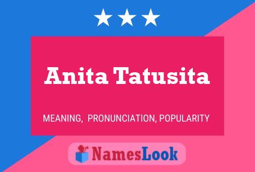 Póster del nombre Anita Tatusita