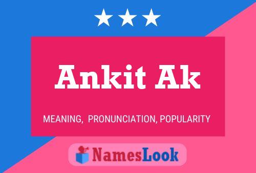 Póster del nombre Ankit Ak