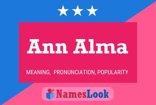 Póster del nombre Ann Alma