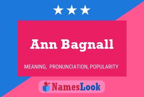 Póster del nombre Ann Bagnall