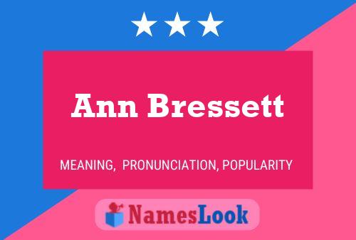 Póster del nombre Ann Bressett