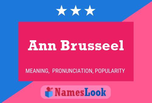 Póster del nombre Ann Brusseel