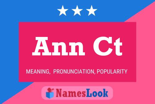 Póster del nombre Ann Ct