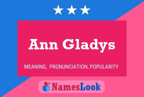 Póster del nombre Ann Gladys