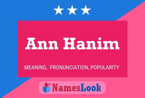 Póster del nombre Ann Hanim