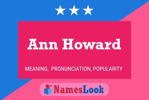 Póster del nombre Ann Howard