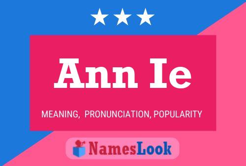 Póster del nombre Ann Ie