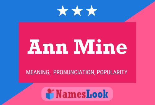 Póster del nombre Ann Mine