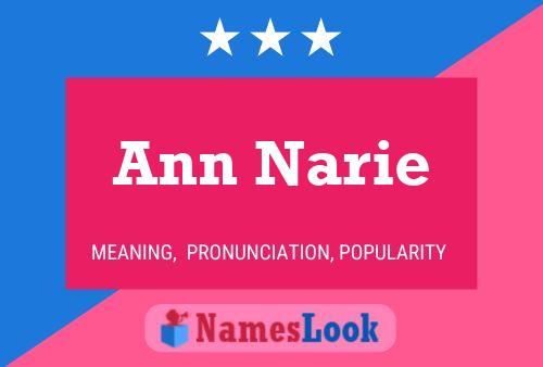 Póster del nombre Ann Narie