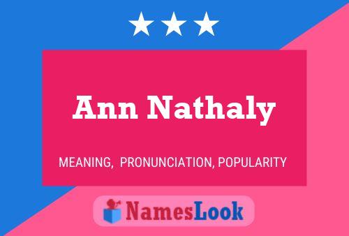 Póster del nombre Ann Nathaly