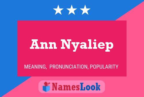 Póster del nombre Ann Nyaliep