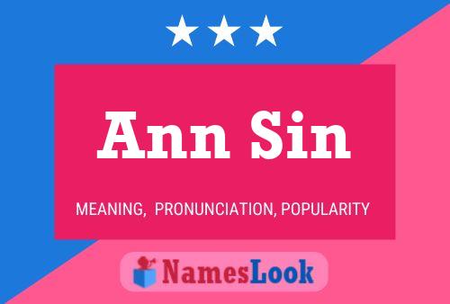 Póster del nombre Ann Sin