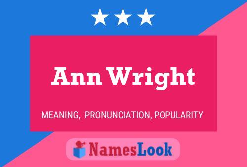 Póster del nombre Ann Wright