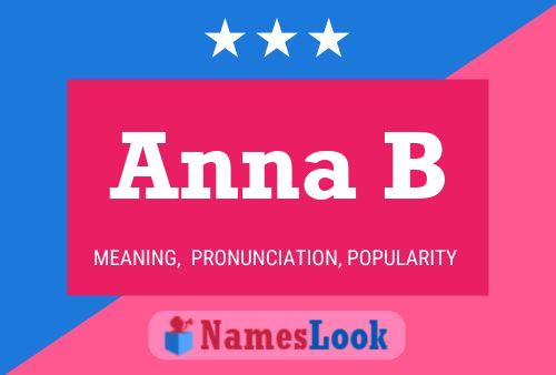 Póster del nombre Anna B