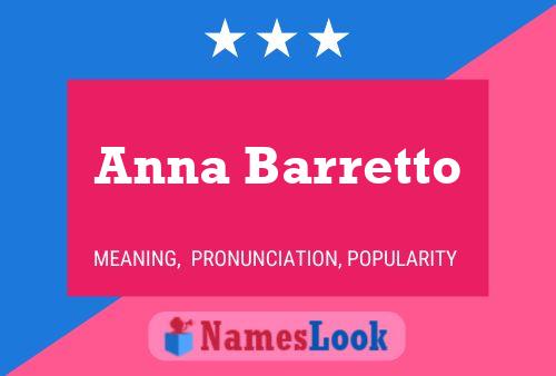 Póster del nombre Anna Barretto