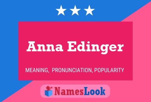 Póster del nombre Anna Edinger