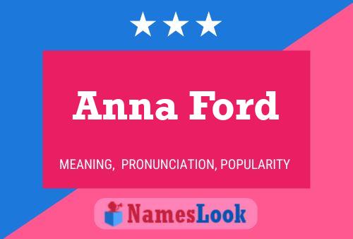 Póster del nombre Anna Ford