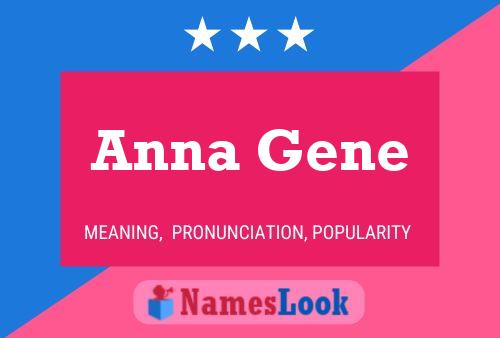 Póster del nombre Anna Gene