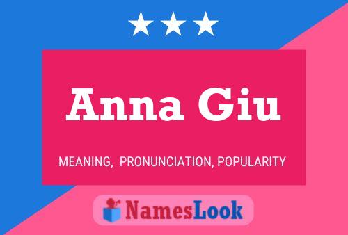 Póster del nombre Anna Giu