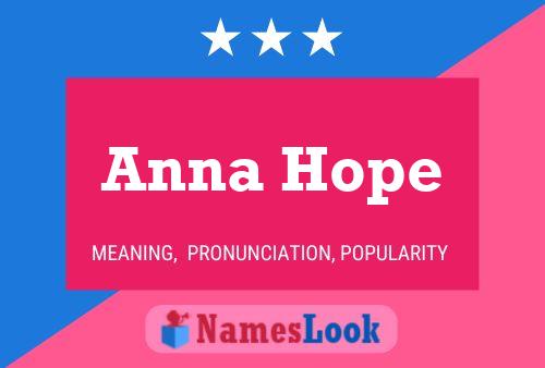 Póster del nombre Anna Hope