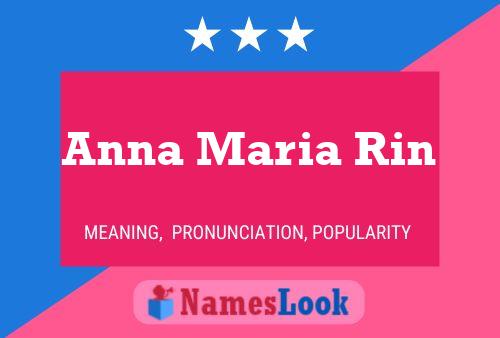 Póster del nombre Anna Maria Rin