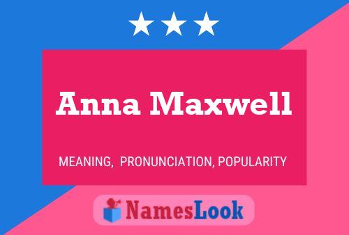 Póster del nombre Anna Maxwell