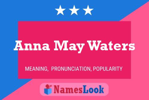 Póster del nombre Anna May Waters