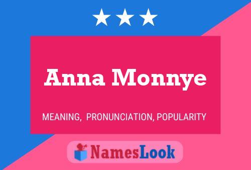 Póster del nombre Anna Monnye