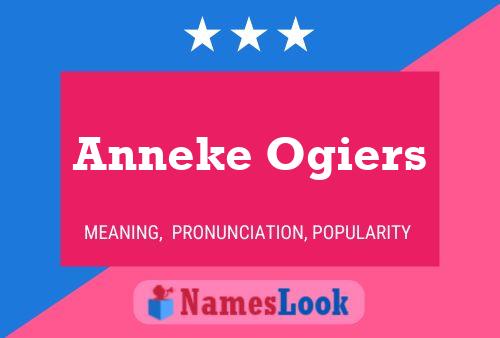 Póster del nombre Anneke Ogiers