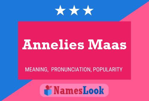 Póster del nombre Annelies Maas