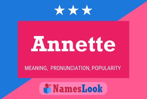 Póster del nombre Annette