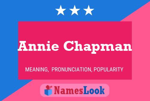 Póster del nombre Annie Chapman