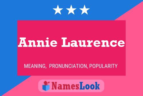 Póster del nombre Annie Laurence