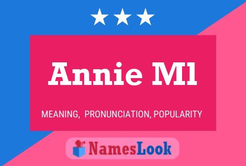 Póster del nombre Annie Ml