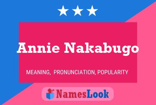 Póster del nombre Annie Nakabugo