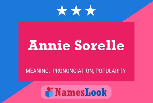 Póster del nombre Annie Sorelle