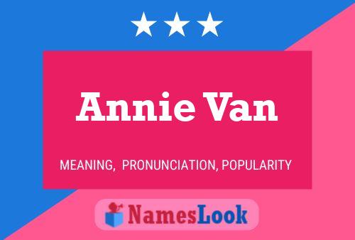 Póster del nombre Annie Van