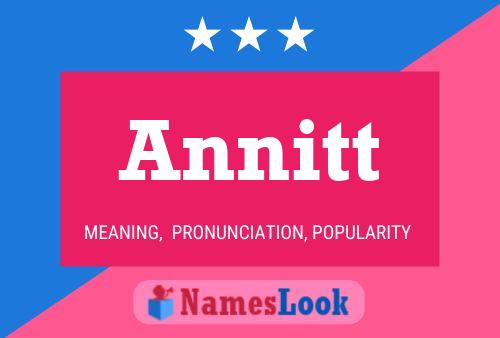 Póster del nombre Annitt