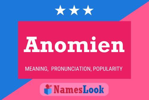 Póster del nombre Anomien