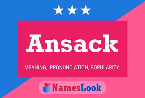 Póster del nombre Ansack