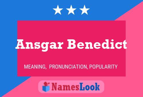 Póster del nombre Ansgar Benedict