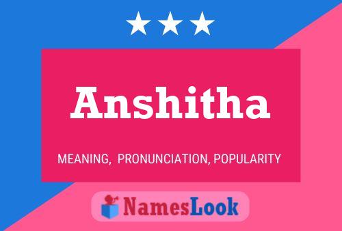 Póster del nombre Anshitha